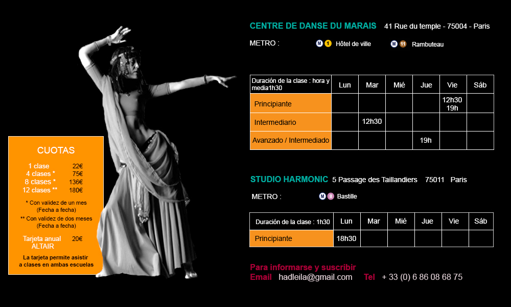 Leila Haddad Clases de Danza Oriental